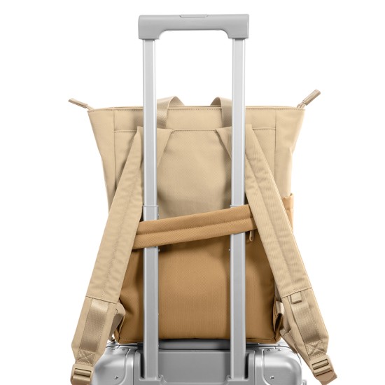 Rucsac pentru Calatorie cu 3 Compartimente, 12l - Tomtoc (T63M1K1) - Sand Brown