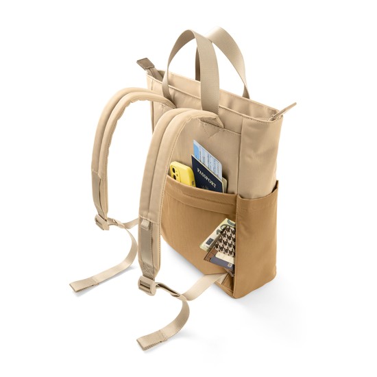 Rucsac pentru Calatorie cu 3 Compartimente, 12l - Tomtoc (T63M1K1) - Sand Brown