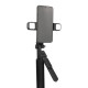 Selfie Stick cu Telecomanda si Lumina LED, 167cm - Techsuit (K30S) - Black