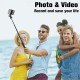 Selfie Stick cu Telecomanda, Tripod - Techsuit (K22) - Black