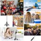 Selfie Stick cu Trepied, Compatibil cu Camera/Telefon, 100cm - Techsuit (L02) - Black