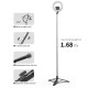 Selfie Stick cu Trepied si Telecomanda, 170cm - Techsuit (Q05s) - Black