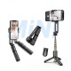 Selfie Stick cu Trepied si Telecomanda, 70cm, Mini - Techsuit (L18Mini) - Black