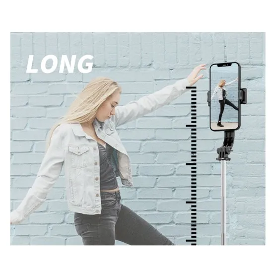 Selfie Stick si Trepied Stabil Bluetooth, 113cm - Techsuit (L13) - Black Selfie Stick si Trepied Stabil Bluetooth, 113cm - Techsuit (L13) - Black