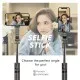 Selfie Stick si Trepied Stabil Bluetooth, 113cm - Techsuit (L13) - Black Selfie Stick si Trepied Stabil Bluetooth, 113cm - Techsuit (L13) - Black