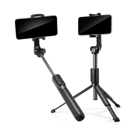 Selfie Stick Stabil Bluetooth, 90cm - Spigen Tripod Mount (S540W) - Black Selfie Stick Stabil Bluetooth, 90cm - Spigen Tripod Mount (S540W) - Black