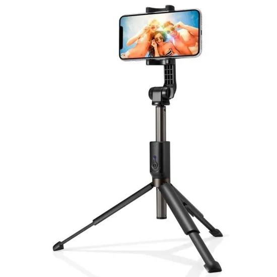 Selfie Stick Stabil Bluetooth, 90cm - Spigen Tripod Mount (S540W) - Black Selfie Stick Stabil Bluetooth, 90cm - Spigen Tripod Mount (S540W) - Black