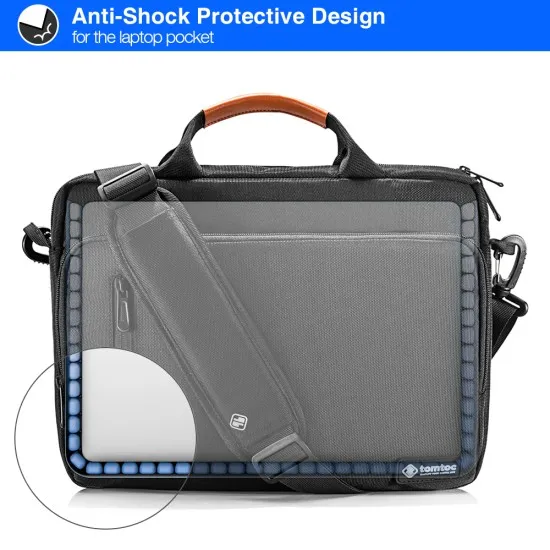 Servieta Laptop 14″ - Tomtoc Defender Laptop Briefcase (A43D3D1) - Black Servieta Laptop 14″ - Tomtoc Defender Laptop Briefcase (A43D3D1) - Black