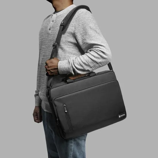 Servieta Laptop 14″ - Tomtoc Defender Laptop Briefcase (A43D3D1) - Black Servieta Laptop 14″ - Tomtoc Defender Laptop Briefcase (A43D3D1) - Black