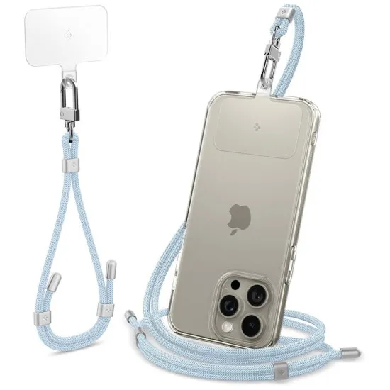 Snur pentru Smartphone, 220 - 790mm - Spigen - Mute Blue Snur pentru Smartphone, 220 - 790mm - Spigen - Mute Blue