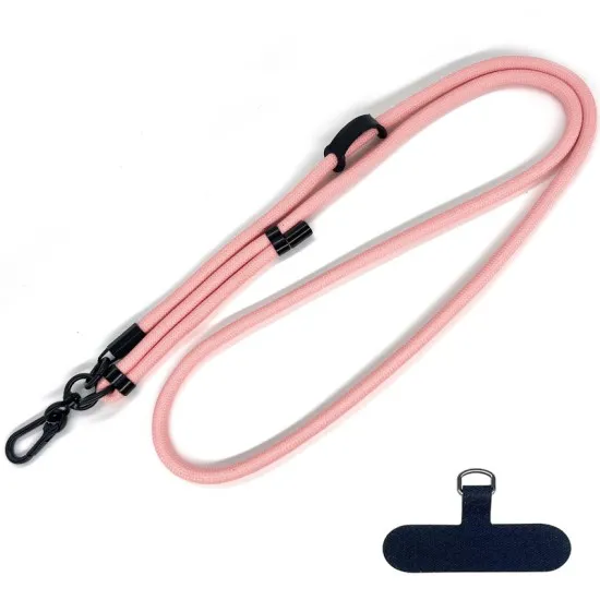 Snur pentru Telefon - Techsuit Rope Crossbody Strap (RCS1-25) - Flamingo Pink