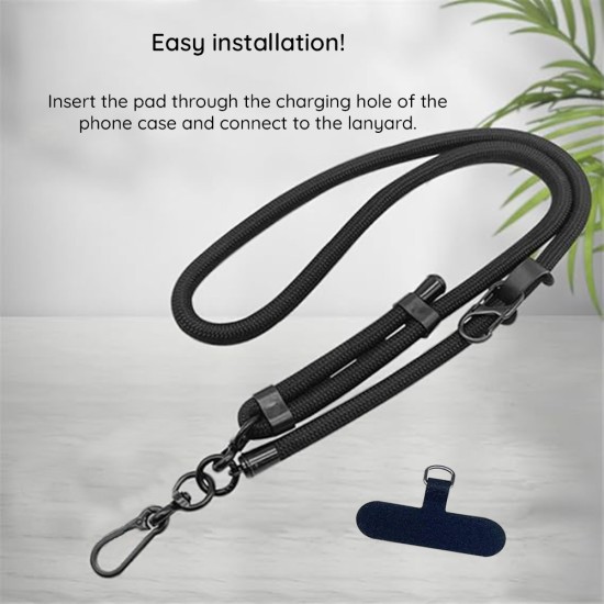 Snur pentru Telefon - Techsuit Rope Crossbody Strap (RCS1-44) - Lime Blossom Snur pentru Telefon - Techsuit Rope Crossbody Strap (RCS1-44) - Lime Blossom
