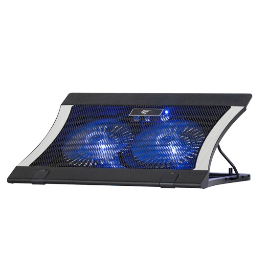 Stand pentru Racire 9 - 17, 2x USB, 1000RPM - Havit (F2051) - Black Stand pentru Racire 9 - 17, 2x USB, 1000RPM - Havit (F2051) - Black