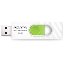 Stick de Memorie 128GB - Adata (AUV320-128G-RWHGN) - White / Green Stick de Memorie 128GB - Adata (AUV320-128G-RWHGN) - White / Green