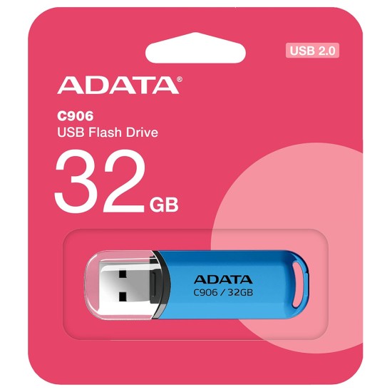 Stick de Memorie 32GB, USB 2.0 - Adata (AC906-32G-RWB) - Blue