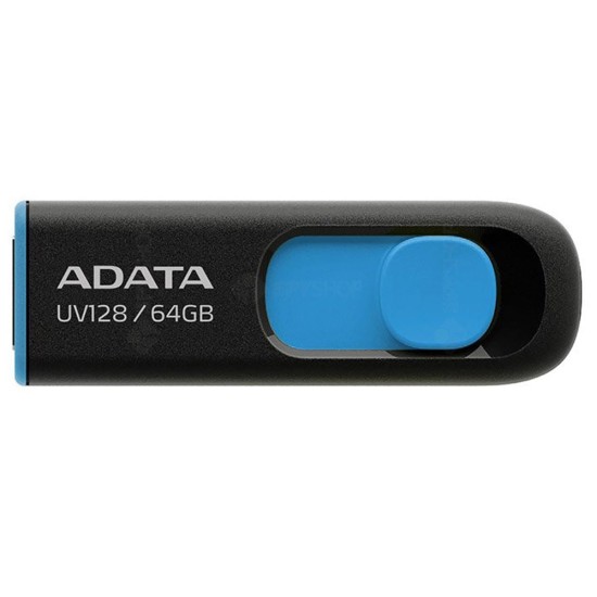 Stick de Memorie 64GB - Adata (AUV128-64G-RBE) - Black / Blue