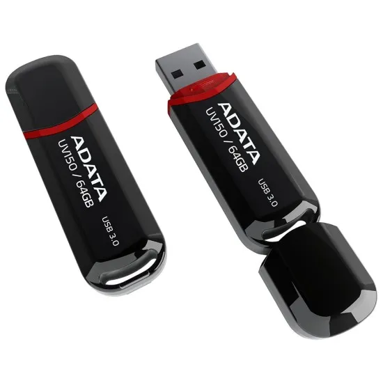Stick de Memorie 64GB - Adata (AUV150-64G-RBK) - Black Stick de Memorie 64GB - Adata (AUV150-64G-RBK) - Black