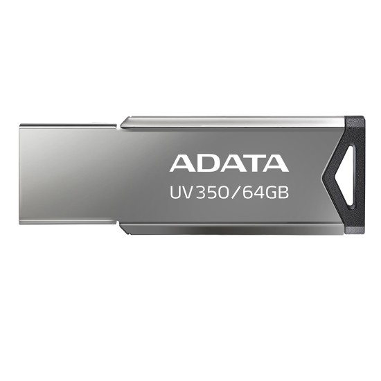 Stick de Memorie 64GB, USB 3.2, 90/40MB/s - Adata (AUV350-64G-RBK) - Silver