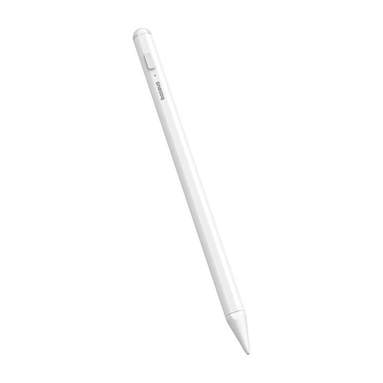 Stylus Pen Magnetic cu Indicator LED pentru iPad - Baseus (P80015802213-02) - White