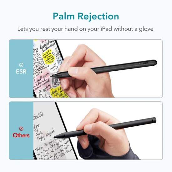 Stylus pen pentru iPad cu functia Palm Rejection - ESR Stylus Pen Digital - White