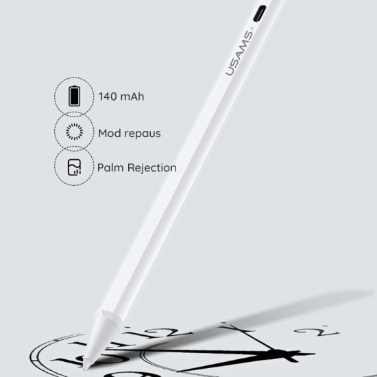 Stylus Pen - Usams Active Touch Screen (US-ZB135) - White