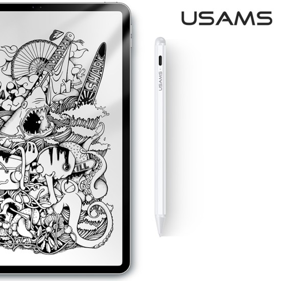 Stylus Pen - Usams Active Touch Screen (US-ZB135) - White