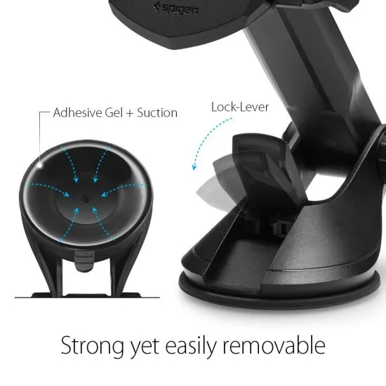 Suport Auto Bord / Parbriz - Spigen Automatic Lock (TS35) - Black Suport Auto Bord / Parbriz - Spigen Automatic Lock (TS35) - Black