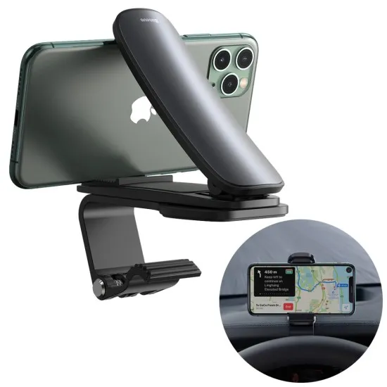 Suport Auto Crocodil - Baseus Clamp Grip (SUDZ-A01) - Black Suport Auto Crocodil - Baseus Clamp Grip (SUDZ-A01) - Black