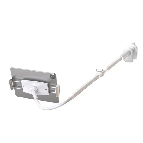 Suport Birou pentru Telefon / Tableta 4.7 - 12.9 - Baseus Otaku Life Rotary (LUZQ000012) - Silver Suport Birou pentru Telefon / Tableta 4.7 - 12.9 - Baseus Otaku Life Rotary (LUZQ000012) - Silver
