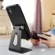 Suport Birou Telefon / Tableta - Techsuit Folding (Z4A) - Black Suport Birou Telefon / Tableta - Techsuit Folding (Z4A) - Black