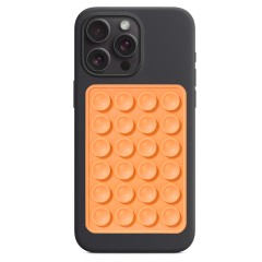 Suport cu Ventuze pentru Telefon, Dreptunghiular - Techsuit (SO-PAD) - Orange Suport cu Ventuze pentru Telefon, Dreptunghiular - Techsuit (SO-PAD) - Orange