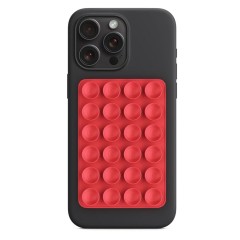 Suport cu Ventuze pentru Telefon, Dreptunghiular - Techsuit (SR-PAD) - Red Suport cu Ventuze pentru Telefon, Dreptunghiular - Techsuit (SR-PAD) - Red