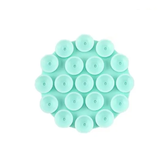 Suport cu Ventuze pentru Telefon, Rotund - Techsuit (SC-CUP) - Cyan Suport cu Ventuze pentru Telefon, Rotund - Techsuit (SC-CUP) - Cyan