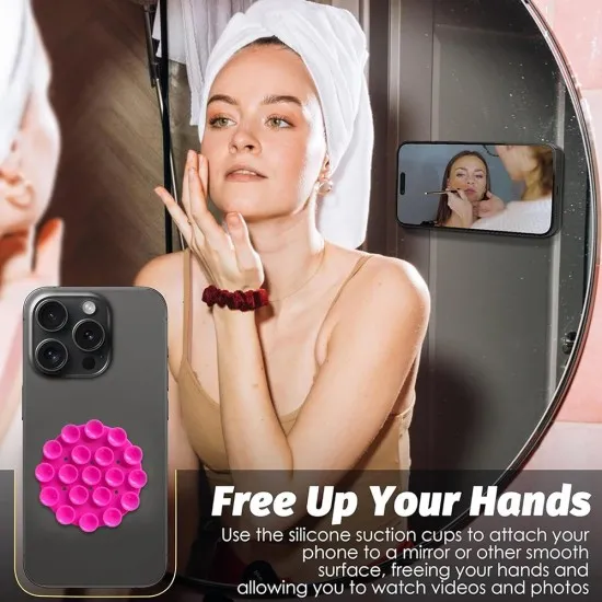 Suport cu Ventuze pentru Telefon, Rotund - Techsuit (SC-CUP) - Cyan Suport cu Ventuze pentru Telefon, Rotund - Techsuit (SC-CUP) - Cyan