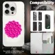 Suport cu Ventuze pentru Telefon, Rotund - Techsuit (SC-CUP) - Cyan Suport cu Ventuze pentru Telefon, Rotund - Techsuit (SC-CUP) - Cyan