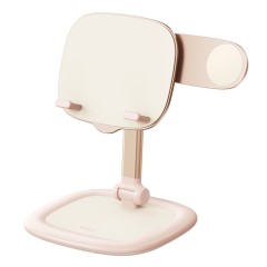Suport de Birou pentru Tableta si Telefon - Baseus Seashell (B10451501411-00) - Baby Pink Suport de Birou pentru Tableta si Telefon - Baseus Seashell (B10451501411-00) - Baby Pink