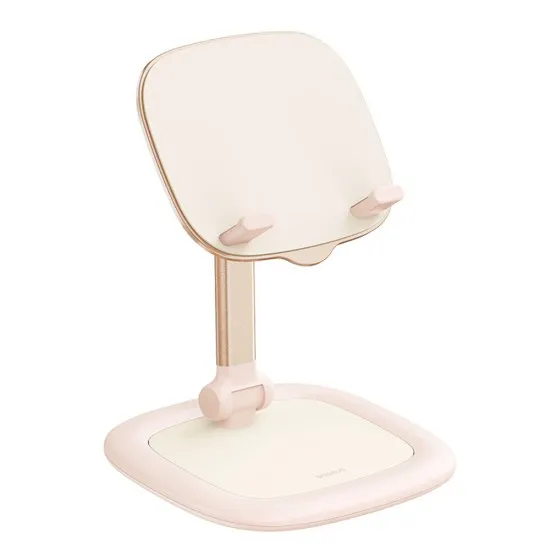 Suport de Birou pentru Tableta si Telefon - Baseus Seashell (B10451501411-00) - Baby Pink Suport de Birou pentru Tableta si Telefon - Baseus Seashell (B10451501411-00) - Baby Pink