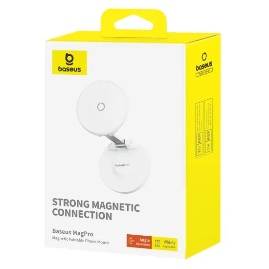 Suport de Birou pentru Telefon - Baseus MagPro (B10564101211-00) - White Suport de Birou pentru Telefon - Baseus MagPro (B10564101211-00) - White