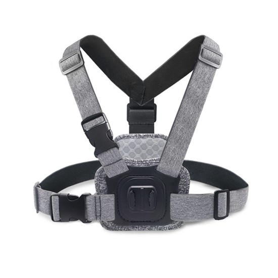 Suport pentru Camera cu Prindere la Piept - Techsuit (JX-002) - Gray