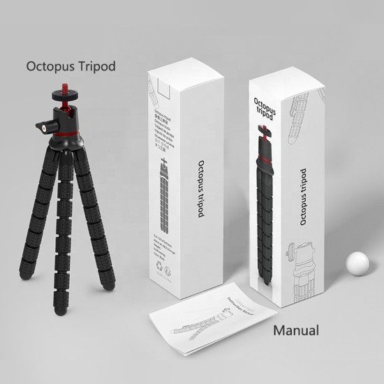 Suport pentru Camera - Techsuit Octopus Tripod (JX-004) - Black