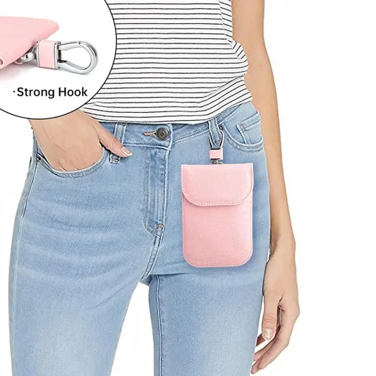 Suport pentru Chei si Carduri RFID - Techsuit (AF2) - Pink