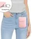 Suport pentru Chei si Carduri RFID - Techsuit (AF2) - Pink