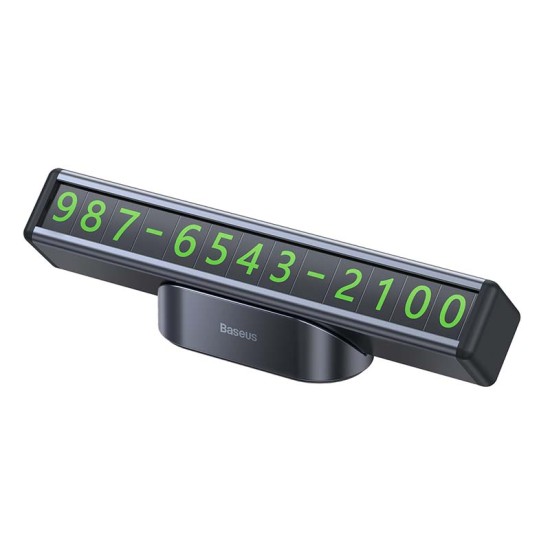 Suport pentru Numarul de Telefon Bord Baseus, negru, CNFT000001