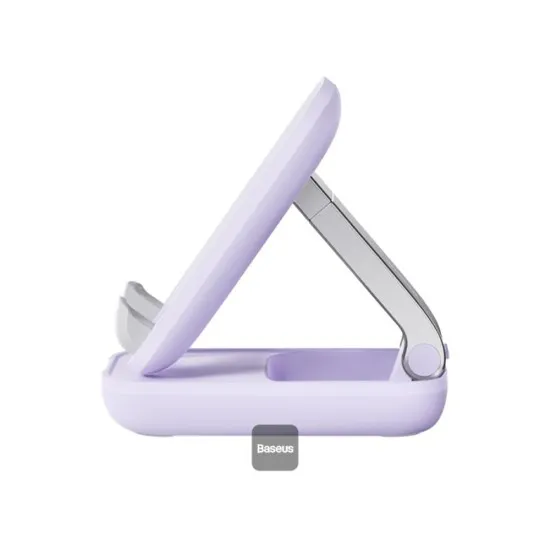 Suport pentru Telefon cu Oglinda, Ajustabil si Pliabil- Baseus Seashell Series (B10551501511-00) - Nebula Purple Suport pentru Telefon cu Oglinda, Ajustabil si Pliabil- Baseus Seashell Series (B10551501511-00) - Nebula Purple