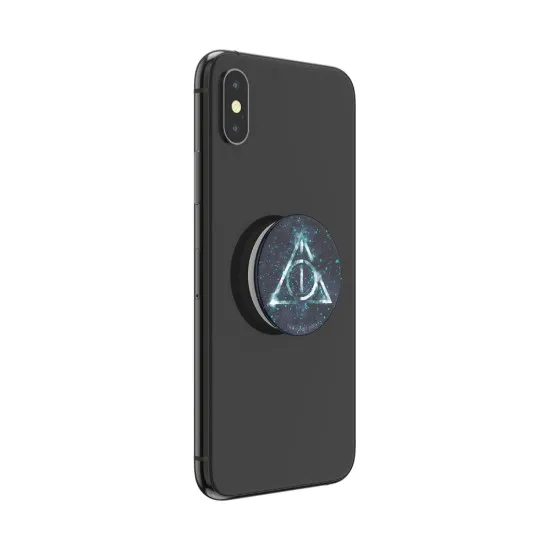 Suport pentru telefon - Popsockets PopGrip - Glitter Deathly Hallows
