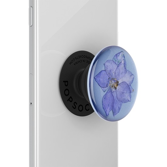 Suport pentru telefon - Popsockets PopGrip - Pressed Flower Larkspur Purple