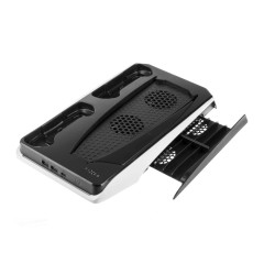 Suport PS5 cu Incarcare, Racire, Spatiu Jocuri, 2x USB - Fixed (FIXPS5-MCS-BW) - Black Suport PS5 cu Incarcare, Racire, Spatiu Jocuri, 2x USB - Fixed (FIXPS5-MCS-BW) - Black