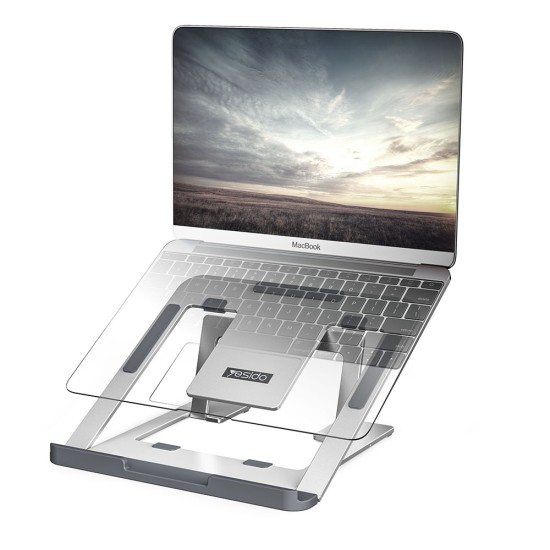 Suport Reglabil Laptop cu Diagonala 11 - 17 - Yesido (LP02) - Sliver