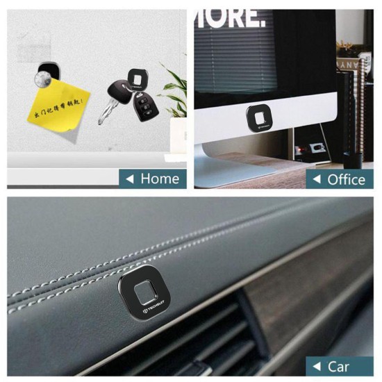 Suport Telefon Auto Magnetic pentru Bord cu 2 Placute Magnetice, Forma Patrulatera - Techsuit Tiny Series (HOLD210) - Black Suport Telefon Auto Magnetic pentru Bord cu 2 Placute Magnetice, Forma Patrulatera - Techsuit Tiny Series (HOLD210) - Black