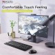 Tastatura ergonomica wireless + remote mouse - Yesido (KB12) - Black